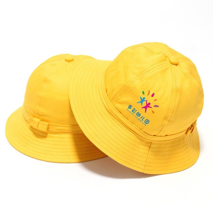 儿童渔夫帽幼儿园小朋友野餐团体帽可定制LOGO